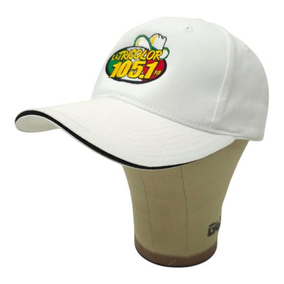 La Tricolor 105.1 FM Adjustable Tuck Strap Cap Trucker Baseball Embroidered Hat - Picture 2 of 13